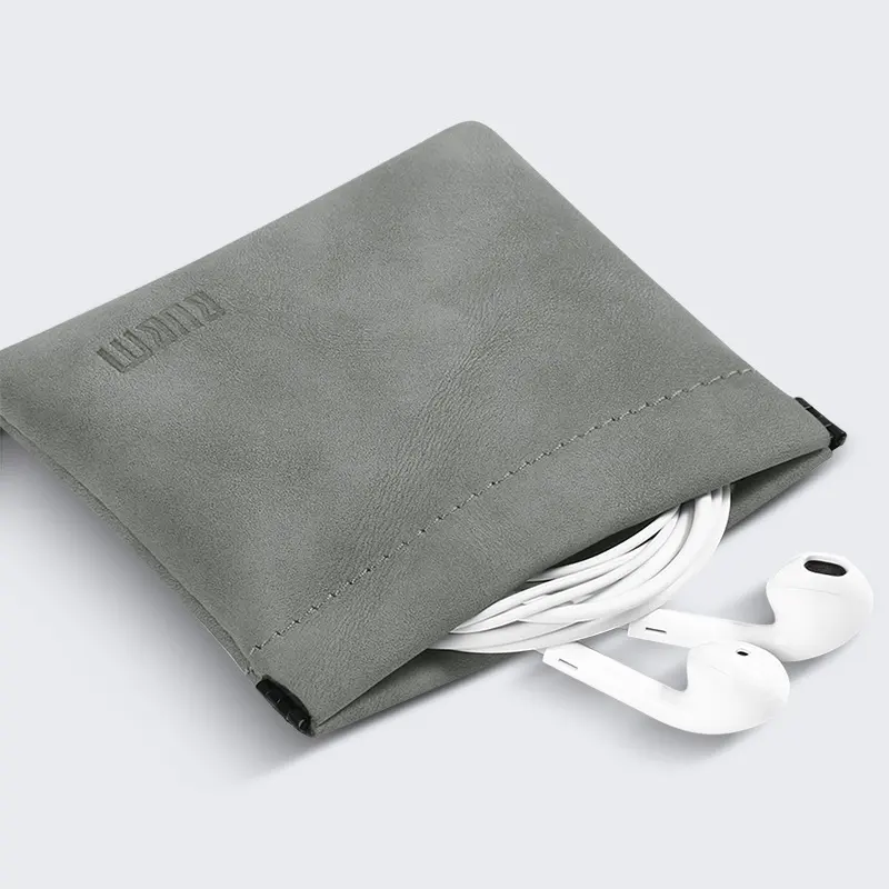 BUBM Portable Stainless Steel Shrapnel Earphone Storage Bag Headphone