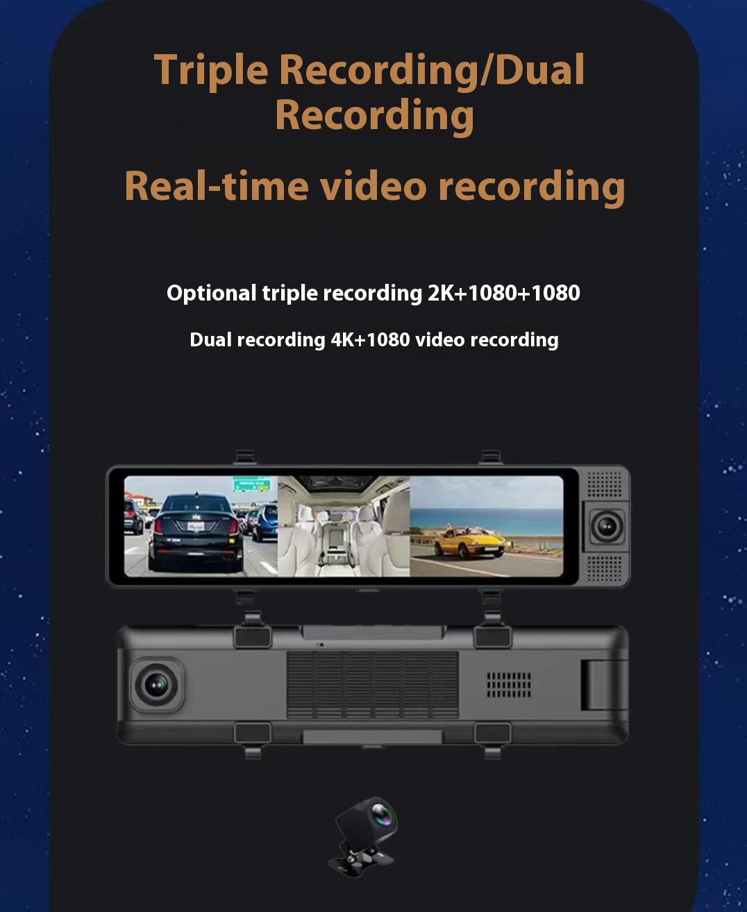 360 Degree Blind Zone Warning HD Car DVR - Image 5