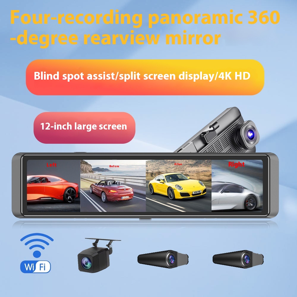 360 Degree Blind Zone Warning HD Car DVR - Image 4