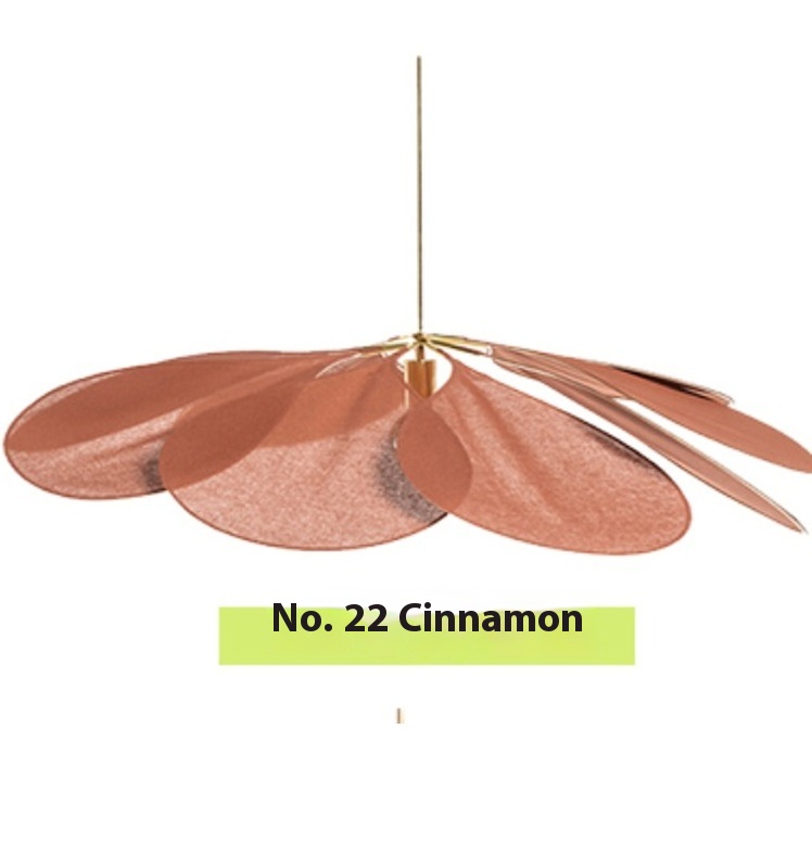 Fabric Dining Room Chandelier Living Room Bedroom Creative Petal Lamp - Image 8