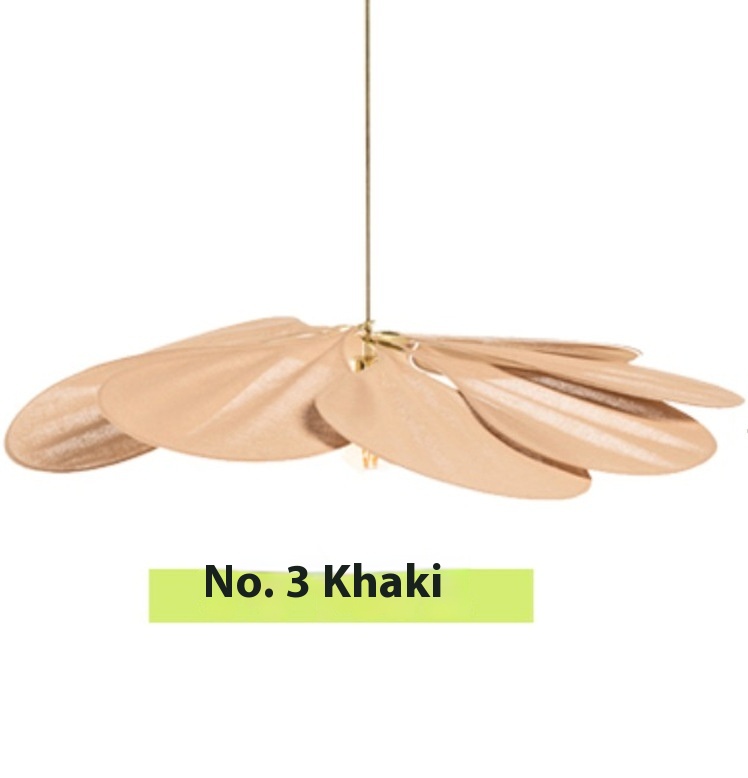 Fabric Dining Room Chandelier Living Room Bedroom Creative Petal Lamp - Image 9