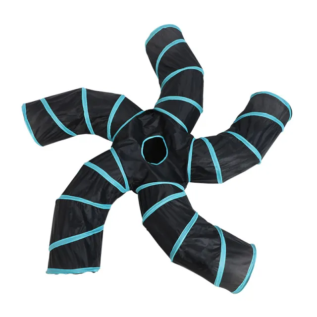 Tree Pattern Tunnel Pet Zhiyi Cat Toy Pets Supplies Dog Toys 5Channels - Shop at LoveMi