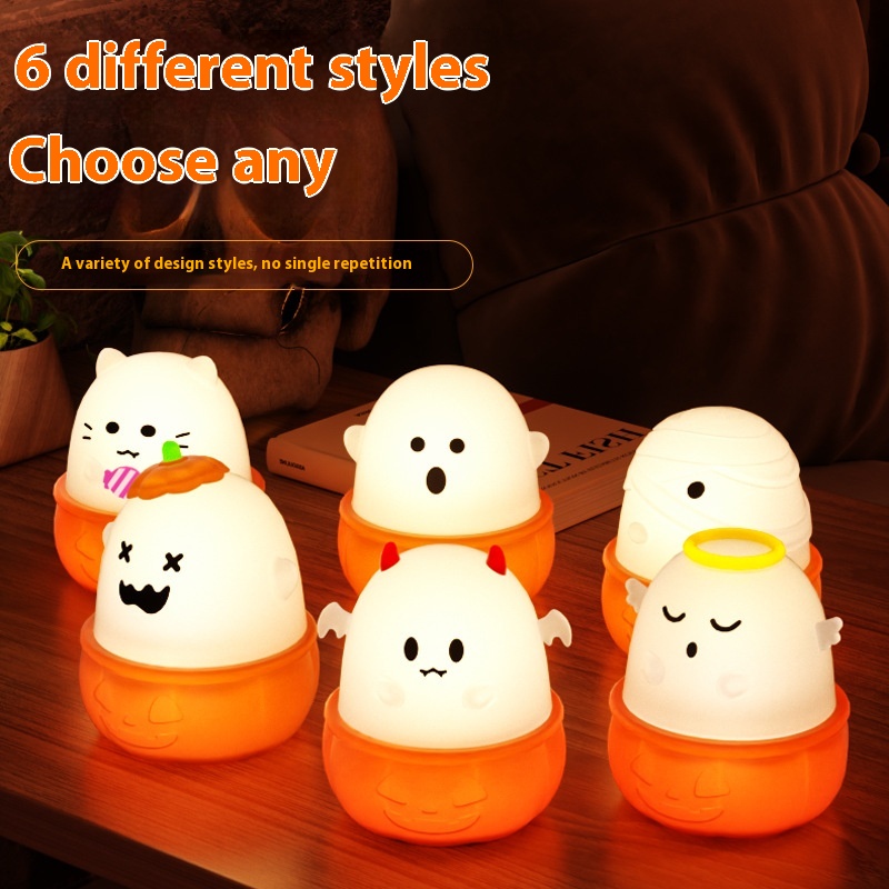 Sleeping With Pat Small Night Lamp Children's Bedroom USB Charging Bedside Lamp