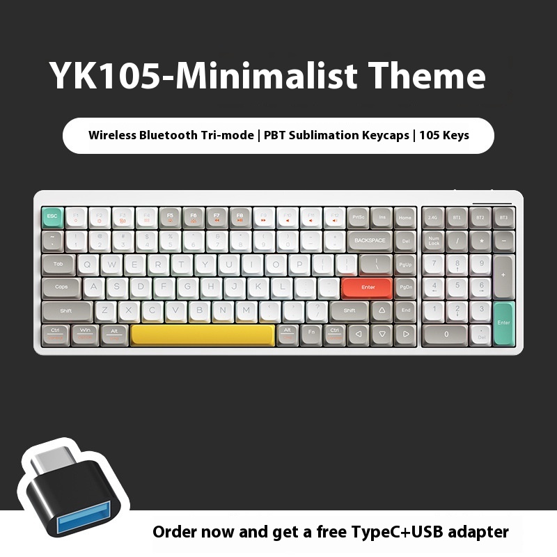 Trådløst Bluetooth-tastatur - Miniatyr 4