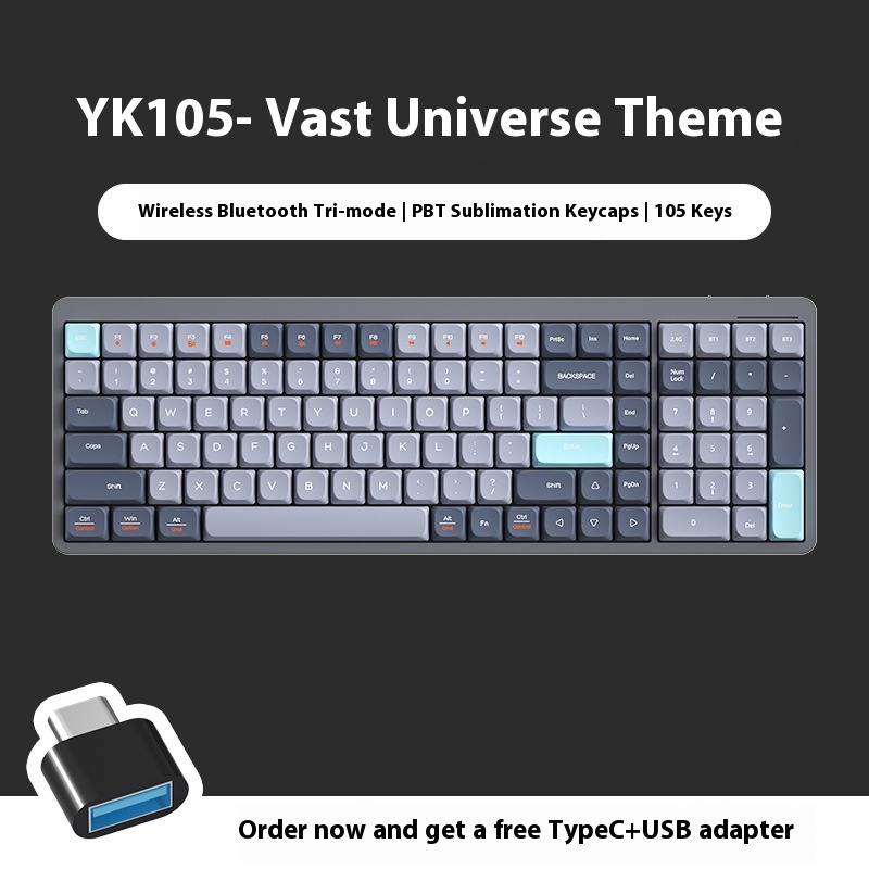 Trådløst Bluetooth-tastatur - Miniatyr 3