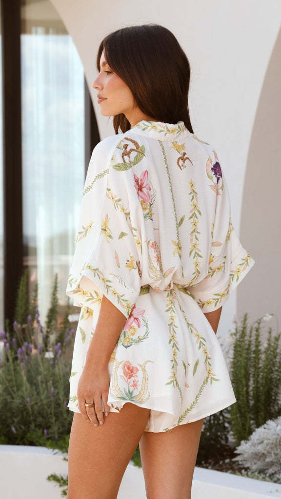 Model wearing the dress