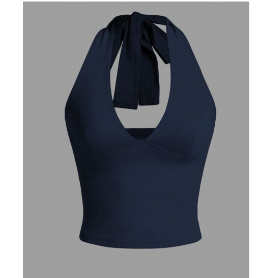 Fashionable And Versatile Polyester Fiber Women's Top