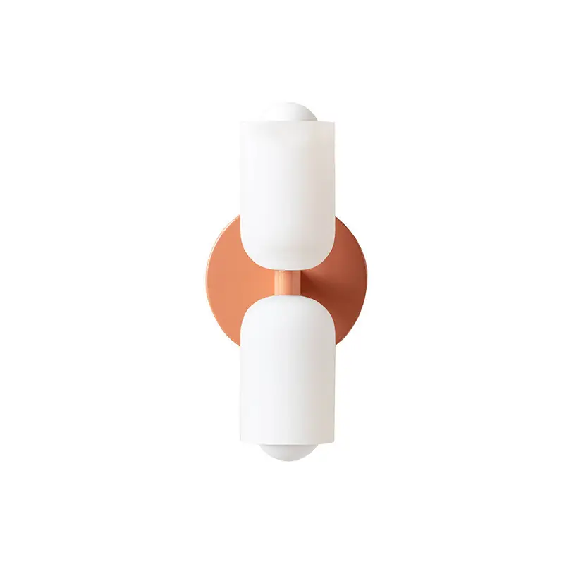 Cream Style Wall Lamp Double Head Bedroom Light