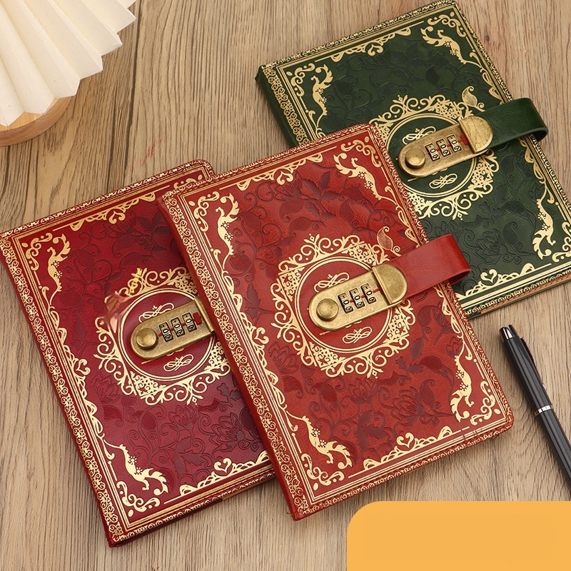 Thickened Creative A5 Password Diary With Lock - Image 5