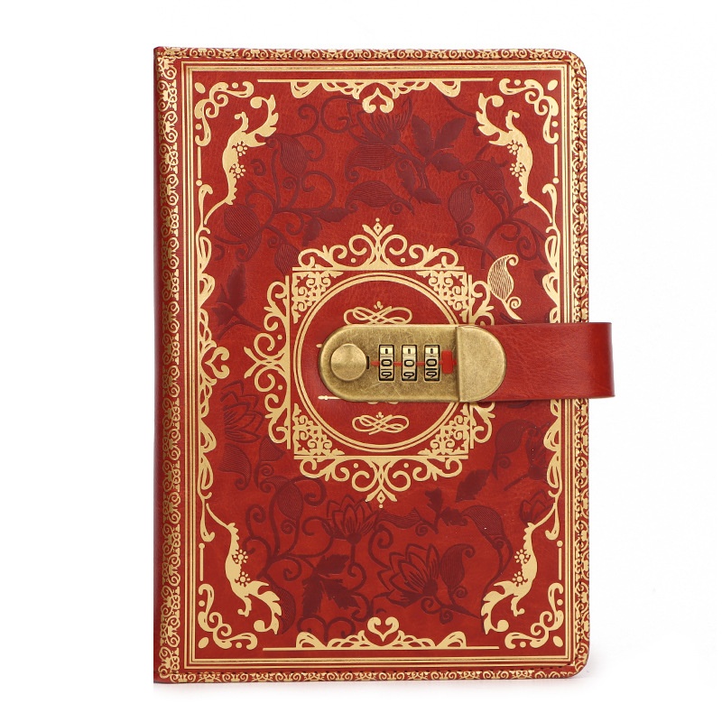 Thickened Creative A5 Password Diary With Lock - Image 4