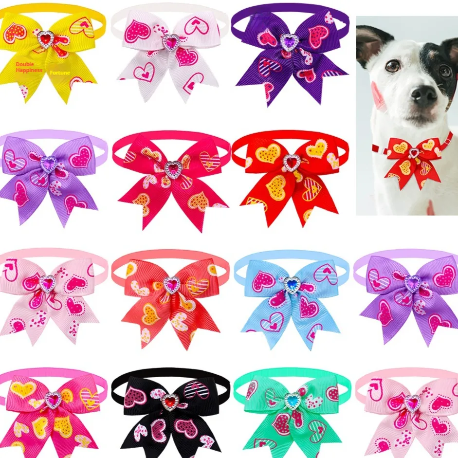 Pet Love Diamond Bow Tie