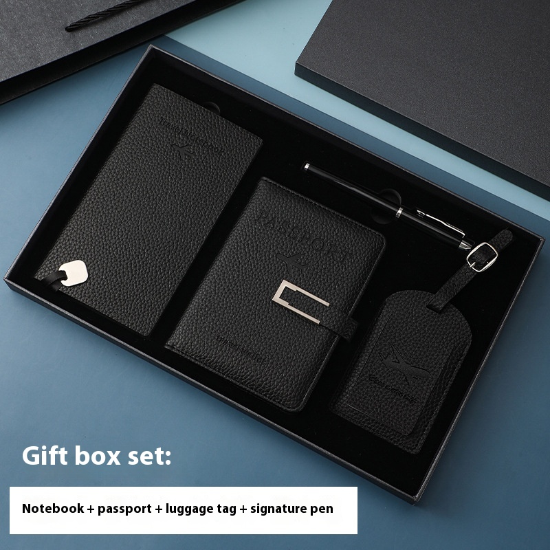 Multiple Card Slots Passport Jacket Leather Travel Agency Luggage Tag Notebook Suit 3