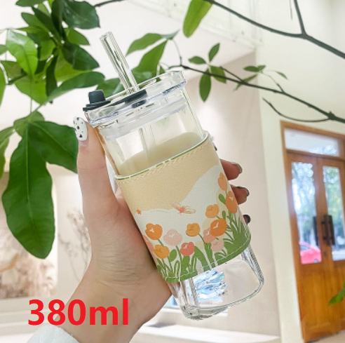 Women's Household Portable Straw Simple Large-capacity Water Cup