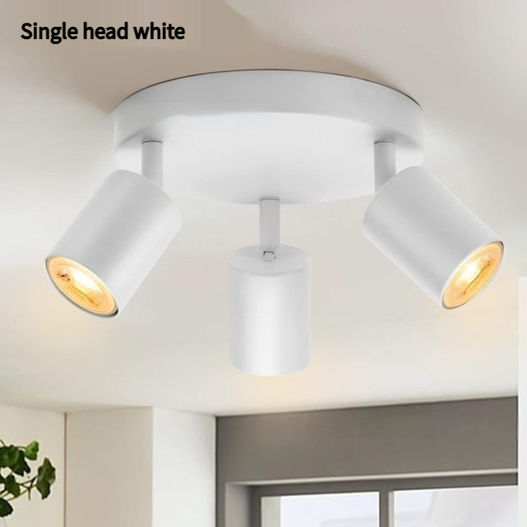 Three-head Lamp Adjustable Angle TV Background Wall Ceiling Spotlight - Image 8