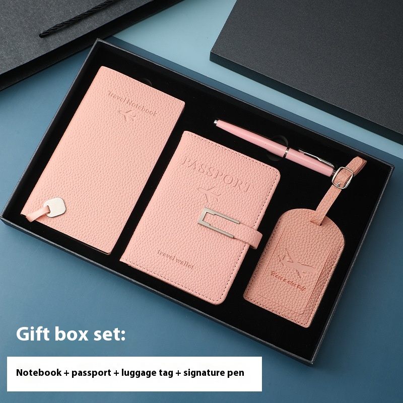 Multiple Card Slots Passport Jacket Leather Travel Agency Luggage Tag Notebook Suit 8