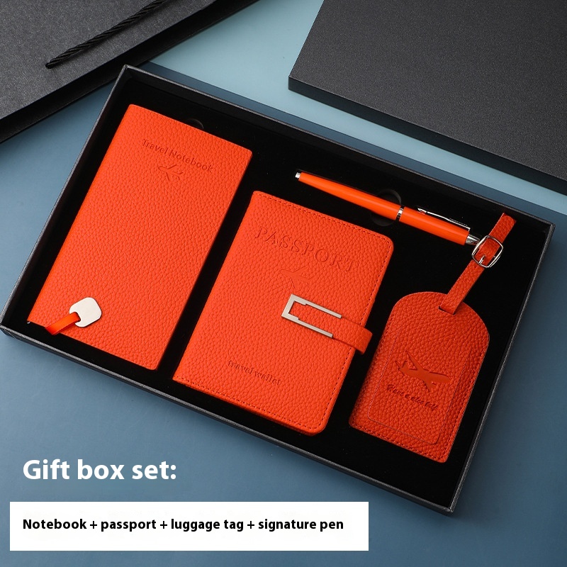 Multiple Card Slots Passport Jacket Leather Travel Agency Luggage Tag Notebook Suit 2