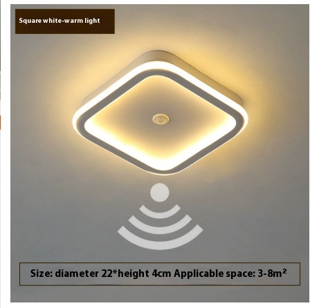 Infrared Sensor Lamp Led Aisle Light Corridor Light Staircase Light-controlled Ceiling Lamp - Image 9