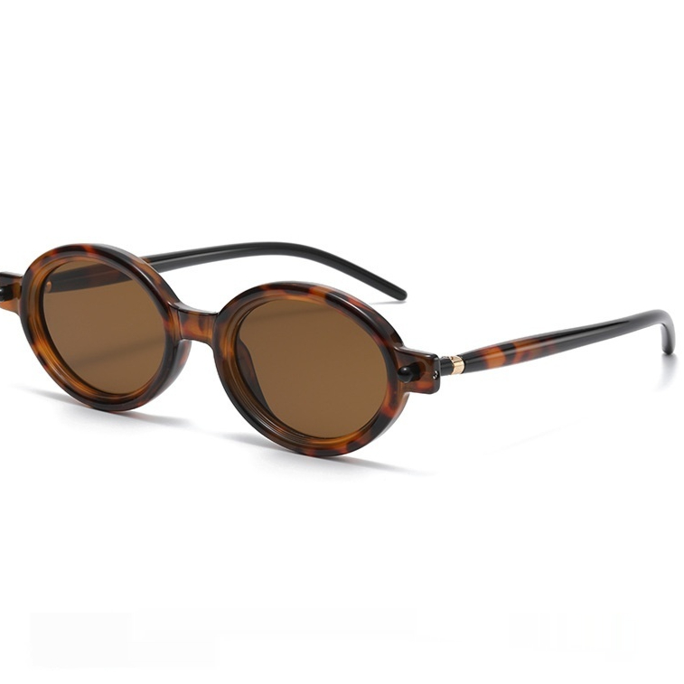 Retro Artistic Oval Frame Sunglasses Modern Charming Anti-blue Light Sunglasses - Image 7