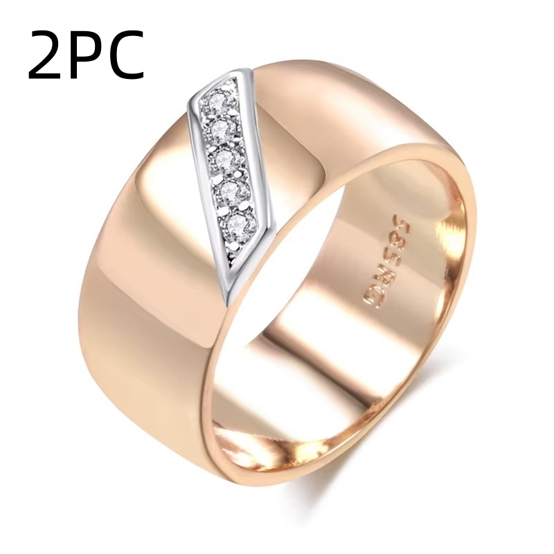 Simple Fashion Personality Zircon Ring For Women