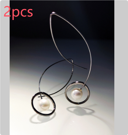 Simple Geometric Personality Metal Earrings