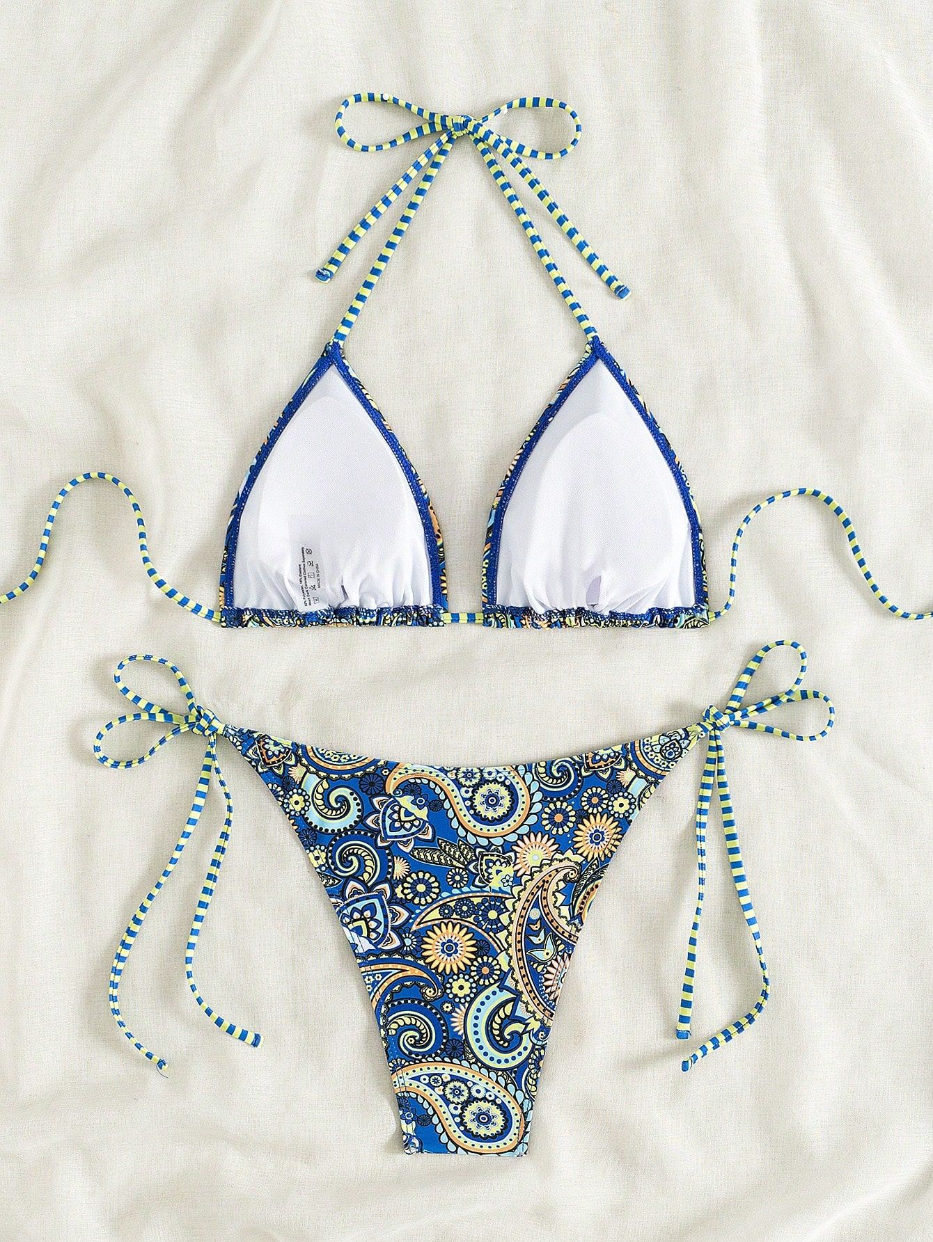 Colorful Boho Patterned Bikini Set