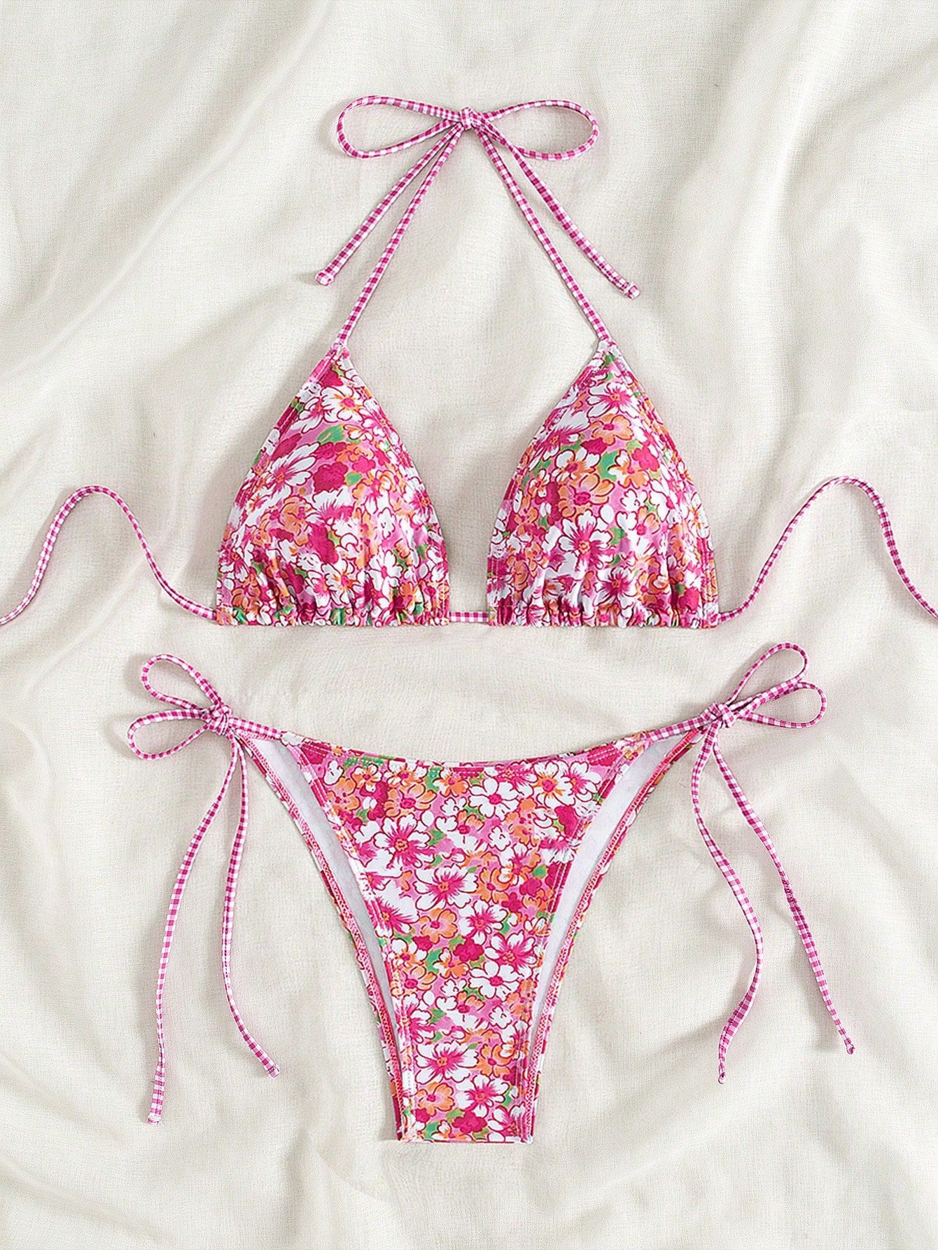 Colorful Boho Patterned Bikini Set