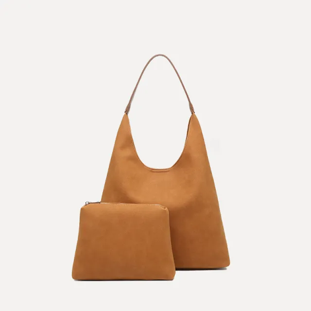 Women's Fashion Casual All match Commute Tote Bag Brown - Shop at LoveMi