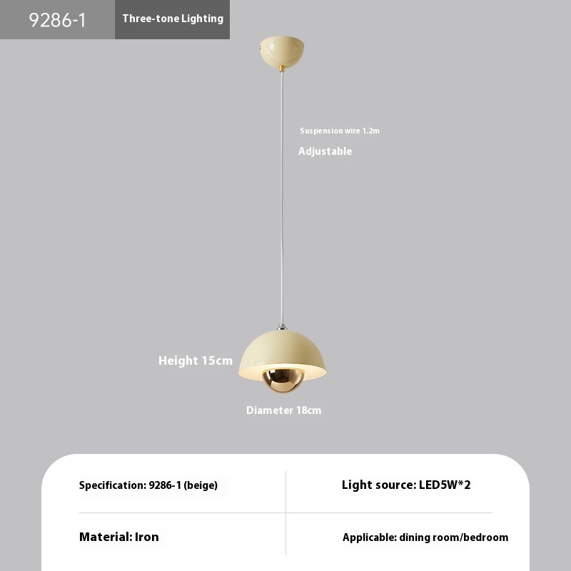 Minimalist High Sense Creative Personality Cozy Restaurant Bar Small Droplight - Image 3