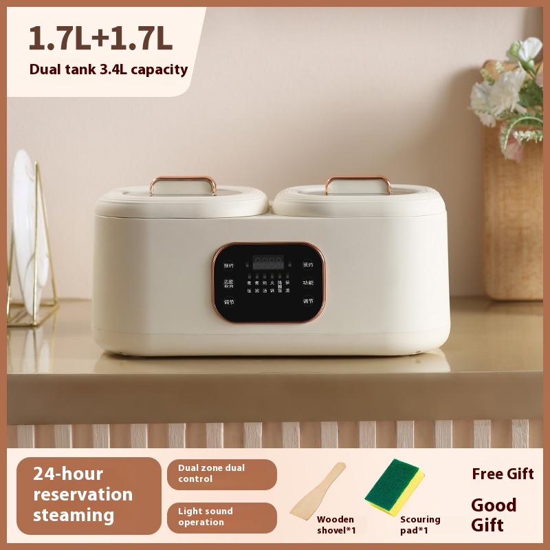 Home Smart Touch Screen Multi-function Bilateral Rice Cooker - Image 4