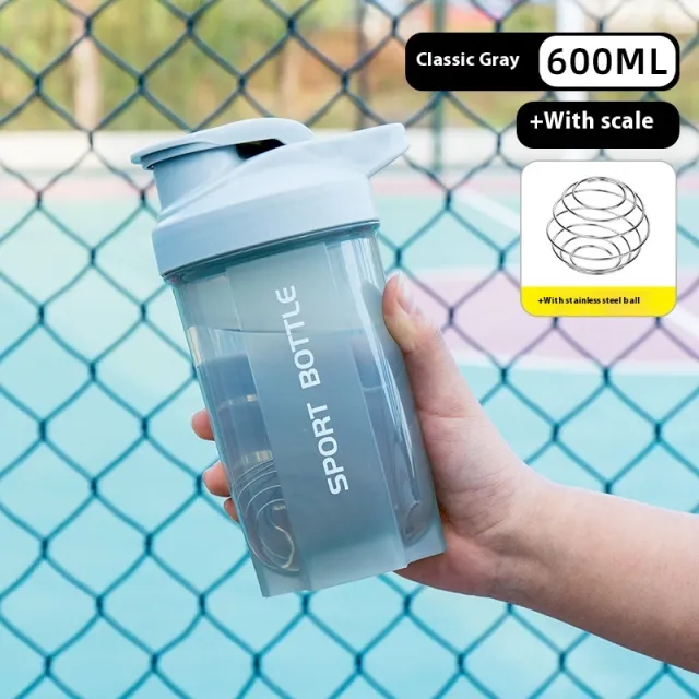 Sports Fitness Cup Punch Protein Powder Classic Gray - Shop at LoveMi