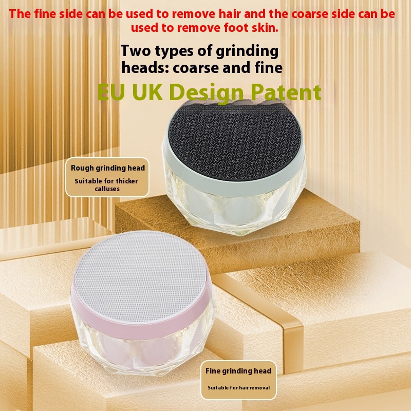 Double-sided Foot Grinder Crystal Nano Glass Hair Removal Device