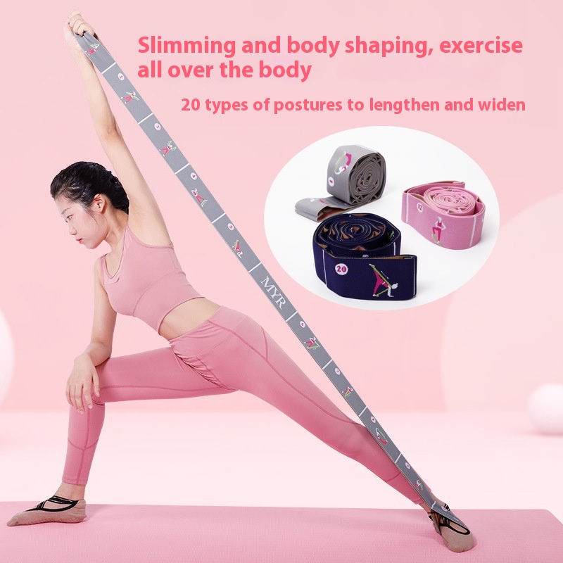 Multi-section Belt Dance Yoga Aid Stretch Belt Elastic Yoga Belt