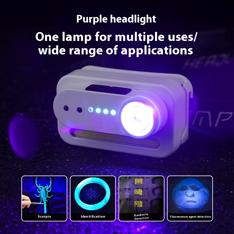 Camera Strong Light Sensor Headlight LED Rechargeable - Image 5