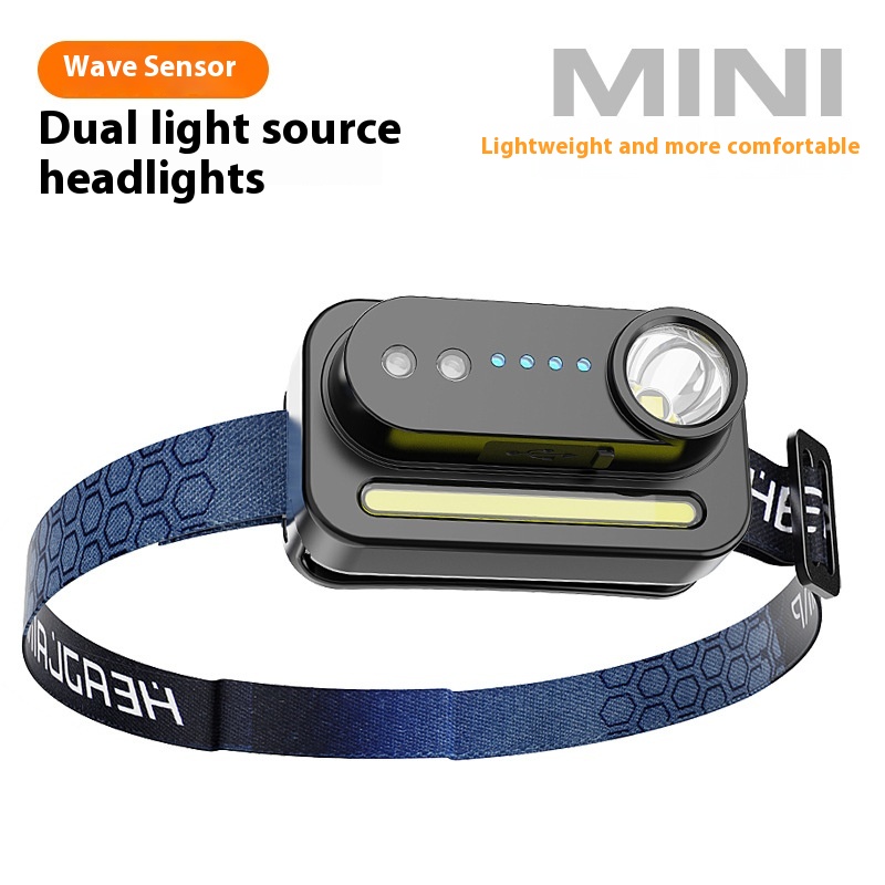 Camera Strong Light Sensor Headlight LED Rechargeable - Image 6