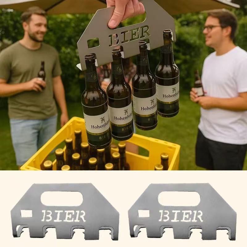 Beer Bottle Opener And Bottle Rack