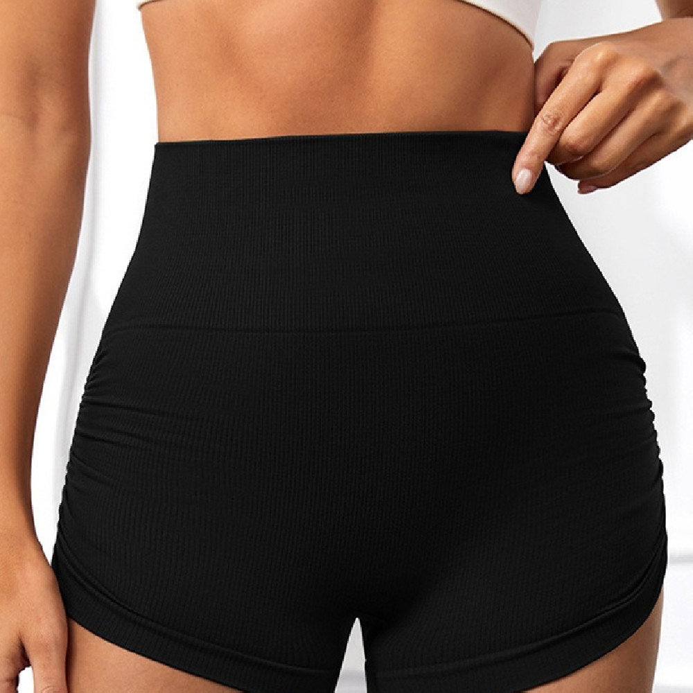 Women's Fashion Solid Color Exercise Shorts Hip Lifting