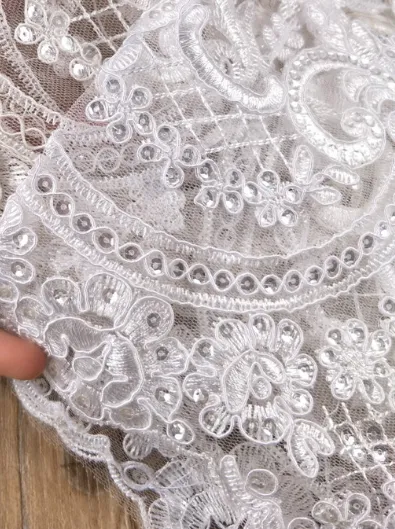Handicraft DIY Material Wedding Dress Head Accessories Decorative Flowers One Meter Price - Shop at LoveMi