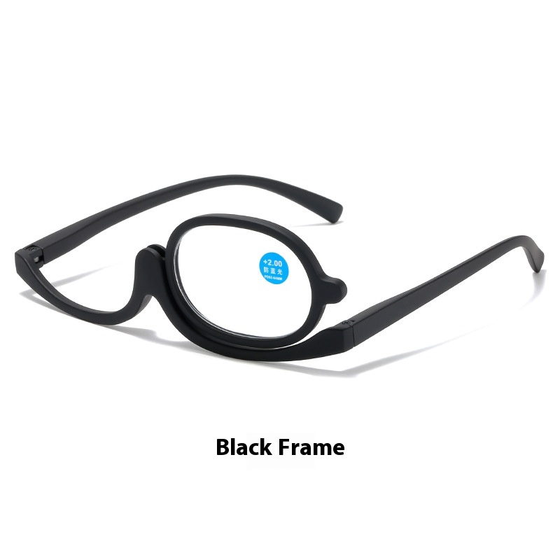 Single-side Rotating Makeup Presbyopic Glasses Ladies