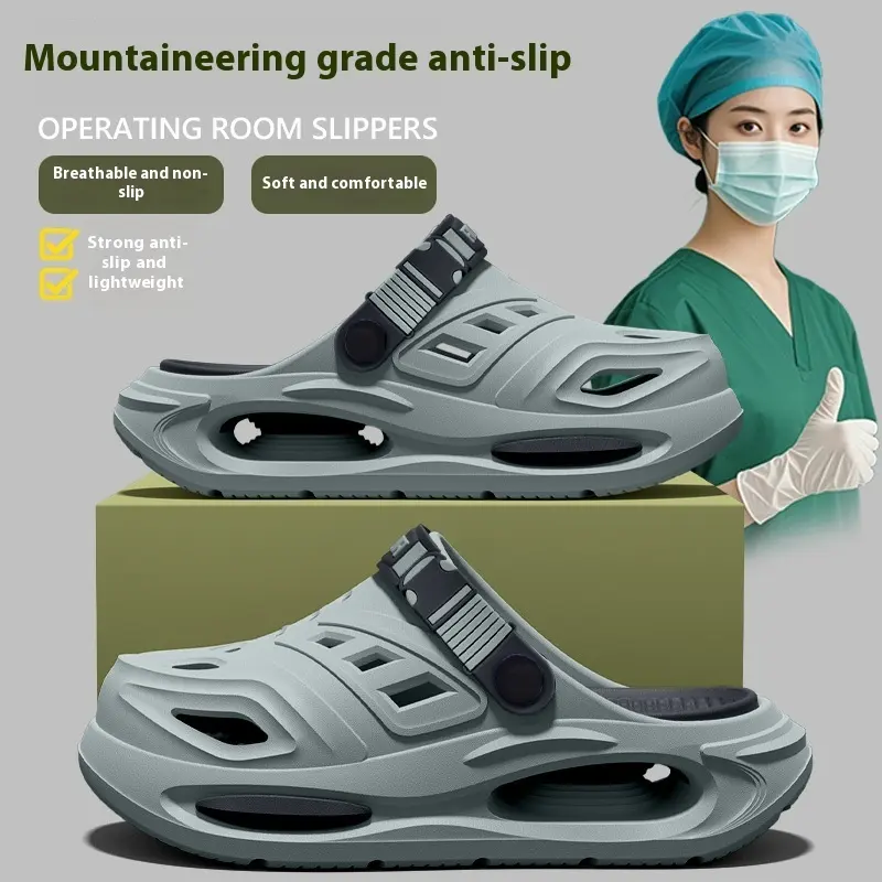 Slippers Men's Summer Outdoor Hole Shoes Deodorant