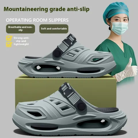 Slippers Men's Summer Outdoor Hole Shoes Deodorant and Non-slip