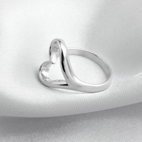 Love Heart Sterling Silver Couple Jewelry