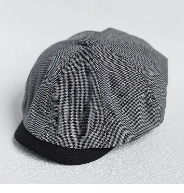 Dark Cell Men's And Women's Autumn And Winter Korean Casual Advance Hats - Black And White