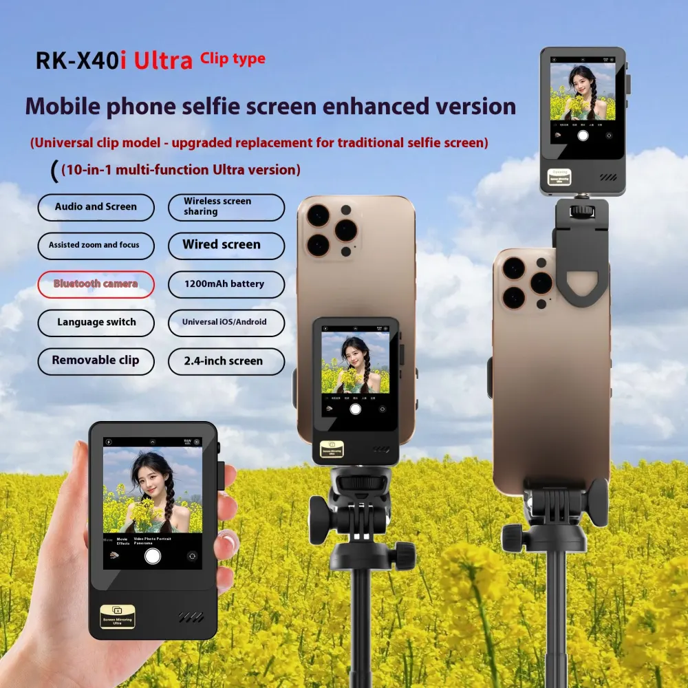 Mobile Selfie Screen Sharing Device Wireless