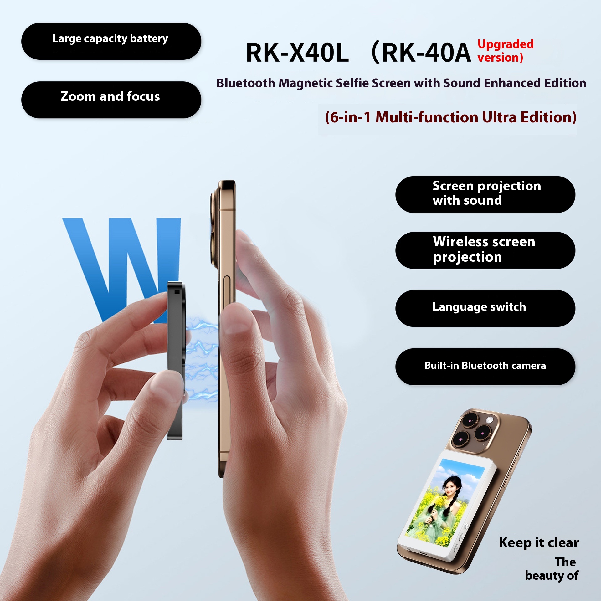 Wireless Magnetic Display Screen Projection
