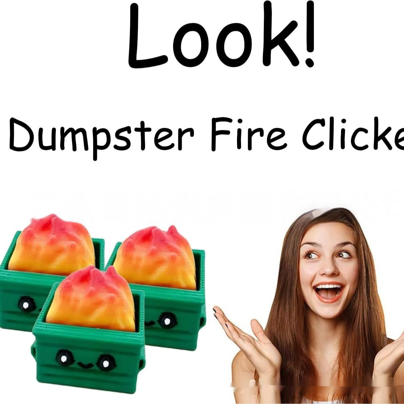 Fire Trash Can Creative Interesting Special Decoration Ornaments