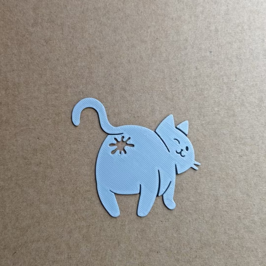 3D Printing Bag Clip Funny Cat Bread Clip