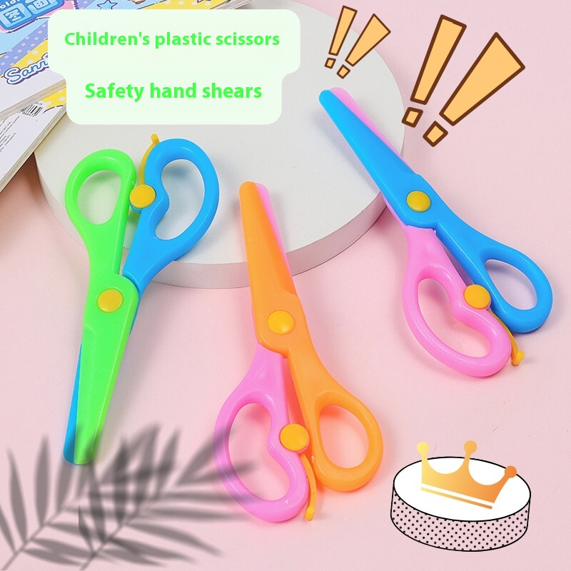 Safety Scissors Plastic Color Scissors Children Plastic Clipper