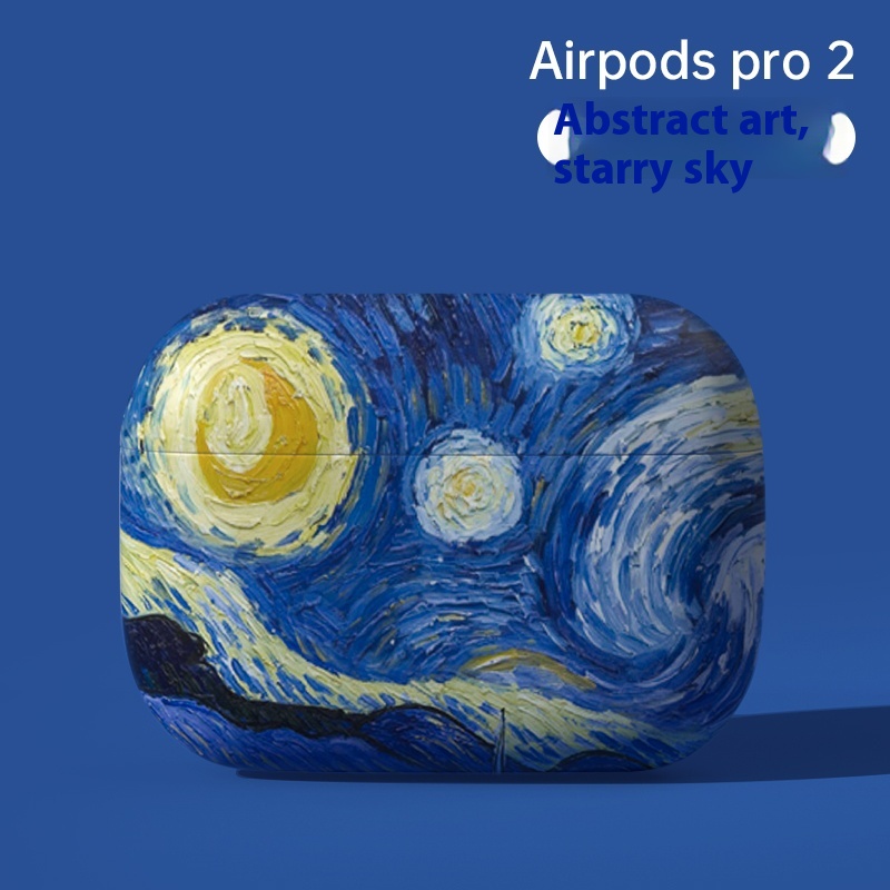Bluetooth Headset Protective Cover Van Gogh Starry Sky Headphone Case