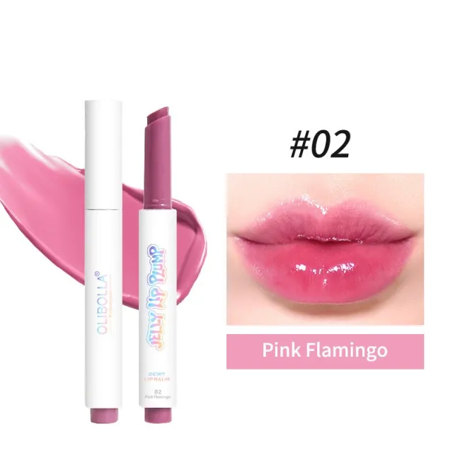 6 Color Press Water Light Solid Lip Lacquer 02Pinkflamingo - Shop at LoveMi