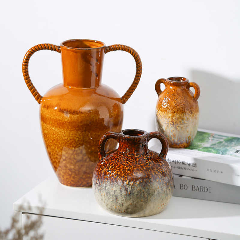 Two Pairs Of Earrings Fambe Vase Ornaments